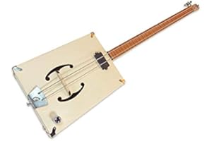 C. B. GITTY The "G-Bass" 2-string DIY Electric Bass Guitar Kit - Fretless Style