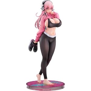 Solarain すーぱーそに子 スケールフィギュア エクササイズVer. プラスチック製 塗装済み完成品 1/6スケール 専用台座付属 全高約269mm