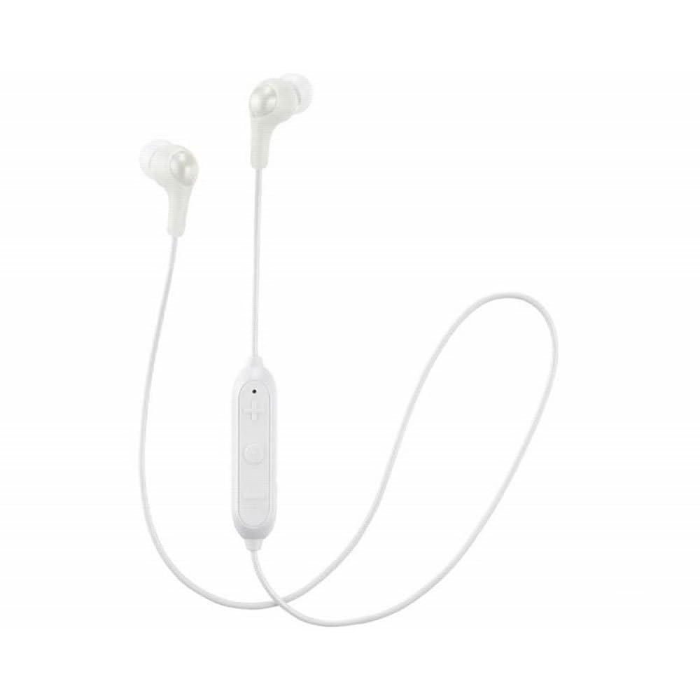 JVC Gumy Plus Wireless Bluetooth In Ear Headphones Earphones with Bass Boost, Comfortable Earbuds and Built In Mic and Remote for Call Handling, White — image 1