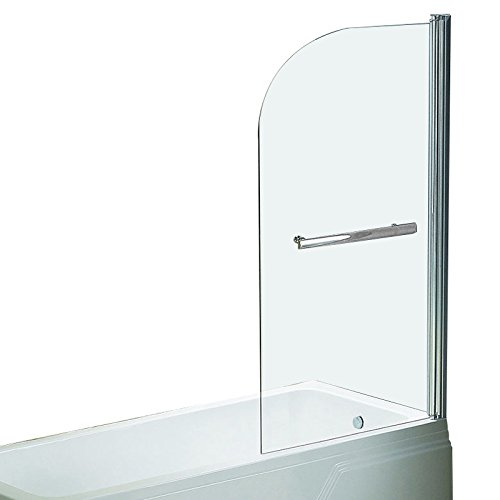 Clask Tempered Glass Chrome Frame 180° Pivot Radius Framed Glass Over