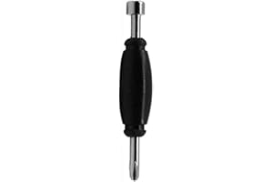 Teak Tuning Standard Fingerboard Tool, Screwdriver and Nut Driver, Black Colorway, Pack of 1