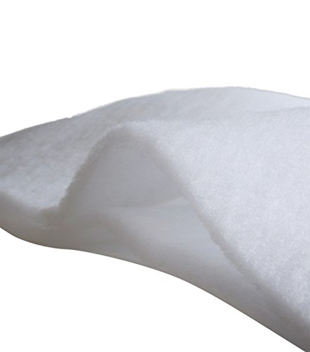 Fairfield X90B Polyfil Extra-Loft Bonded Polyester Batting, White, 90" x 108"/Queen