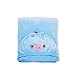 BT21 Official Merchandise by Line Friends - MANG Character Hooded Throw Blanket for Indoor/Outdoor, Blue