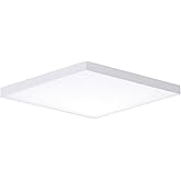 Maxim Trim - 15 Inch 25W 1 LED Square Flush Mount-White Finish