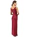 PattyBoutik Women Sleeveless Summer Maxi Dress (Deep Red Medium)
