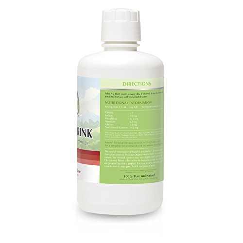 The Best Plant Derived Major & Trace Minerals Supplement 32 Flow Ounces of Plant Based