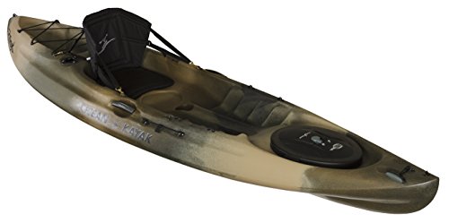 Ocean Kayak Caper Angler One-Person Sit-On-Top Fishing Kayak, Brown Camo, 11 Feet