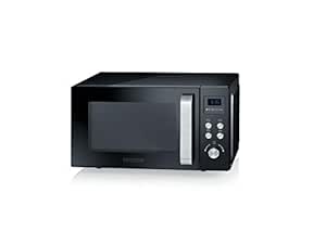 Severin MW 7750 Microondas con Grill 2 en 1, 800 W, Negro: Amazon ...