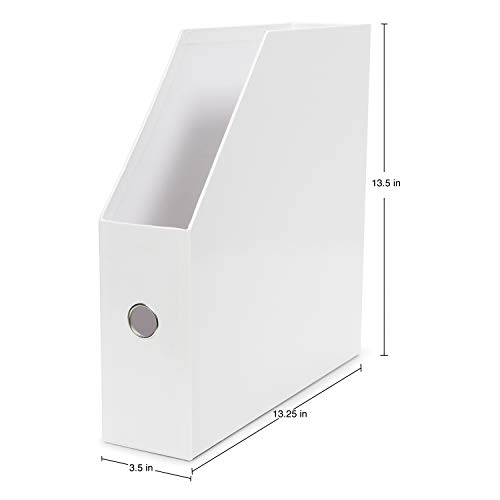 1 Darice+White+Vertical+Storage+Holders