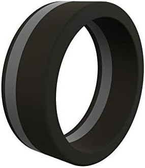 Men's Thin Line Pinstripe Collection - Silicone Rings
