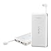 [Apple MFi Certified] OLALA C2-i 6000mAh Portable Charger Ultra Slim Power Bank with Built-in Lightning Cable Dual Output for iPhone, iPad, Samsung