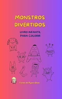 Livro MONSTROS DIVERTIDOS PARA PINTAR E BRINCAR: TURMA DA PIPOCA DOCE