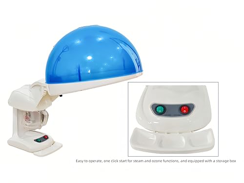 Sanqiao 2 in 1 Hair and Facial Steamer, Nano Ionic Steam, Deep Care for Hair and Skin, Home and Salon Use