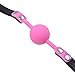 YiFeng Silicone SM Mouth Ball Gag with Adjustable Strap Restraint Slave Bondage Fetish (Pink)thumb 3