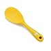 KSENDALO 4 Pack Silicone Rice Spoon, Nonstick Rice Paddle, Eco-friendly/Heat-resistant, Works for Rice/Mashed Potato or more, Size: 8.86 x 2.68 inch, Colorful