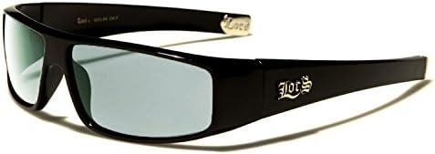 New Locs Rectangle Slim Style - Solid Black or White Frame Mirrored or Dark Lenses - SDK SUNGLASSES - 100% UV400 UVA UVB Protection - Men Women Unisex - Solid Bulky Rap Gangsta Stylish Sleek Shades