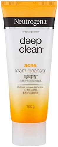 neutrogena deep clean acne foaming cleanser