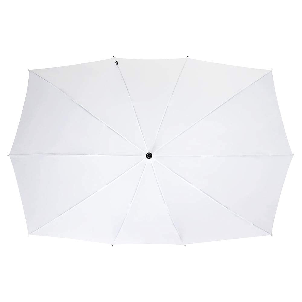 VON LILIENFELD® Umbrella Wedding XXL Large Men Women 2 Persons Maxi White