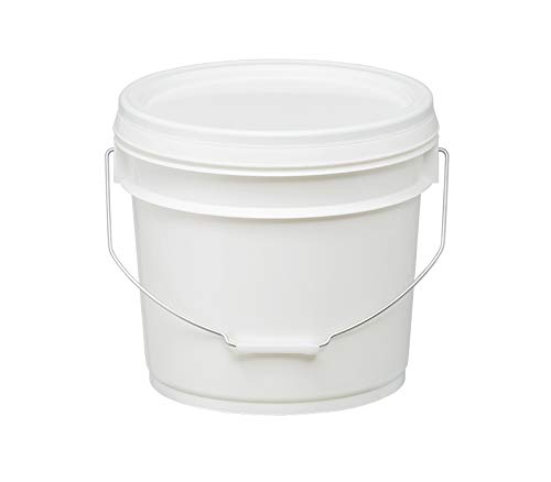 前田製作所 プラスチックペール 14l 白 蓋セット 注ぎ口 スパウト なし