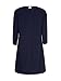 Clothink Women Casual Keyhole Back 3/4 Sleeve Shift Dress