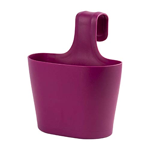 Design 2X Pflanzkasten Blumenkiste Blumenkasten hängend für Balkon oder Garten in Lila 2,8l mit Aufhängevorrichtung und… – Bild 3