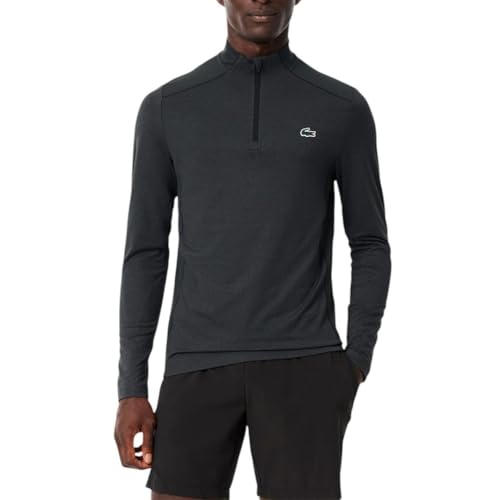 Lacoste Men's Sportsuit Ultra Dry Stretch Sweatshirt, Heather Multicolor, 4X-La…