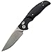Eafengrow EF3 Outdoor Pocket Knife Folding Hunting Knife with D2 Blade G10 Handle Ball Bearing Survival Hunting EDC Knifes (black)