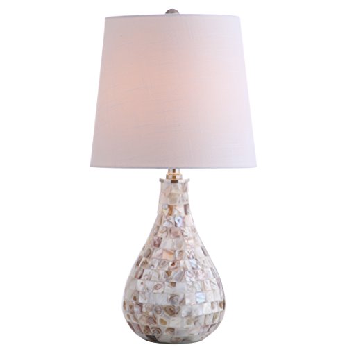 JONATHAN Y JYL1024A Mona 20.5" Mini LED Lamp Cottage,Coastal,Transitional for Bedroom, Living Room, Office, College Dorm, Coffee Table, Bookcase, Seashell