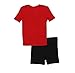 LEGO Star Wars Boys 2fer 4 Piece Cotton Pajamas Set (10, Black/Red)