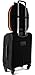 Hat Box Travel Crush Proof Carry On with Luggage Strap and Shoulder Strap Black
