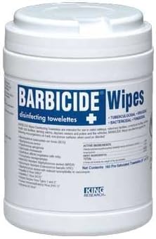 King Research Barbicide Disinfecting Towelettes wipes 160ct