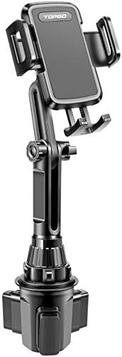 Car-Cup-Holder-Phone-Mount Adjustable Long Pole Automobile Cup Holder Smart Phone Cradle Car Mount for iPhone 11 Pro/XR/XS Max/X/8/7 Plus/6s/Samsung S10 /Note 9/S8 Plus/S7 Edge-Black Car-Cup-Holder-Phone-Mount Adjustable Long Pole Automobile Cup Holder Smart Phone Cradle Car Mount for iPhone 11 Pro/XR/XS Max/X/8/7 Plus/6s/Samsung S10 /Note 9/S8 Plus/S7 Edge-Black