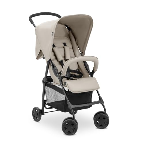 hauck Poussette Compacte Ultra Légère 5,9 kg Pliage Rapide, Sport Beige