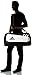 adidas Unisex Team Issue Medium Duffel Bag, White/Black, ONE SIZE