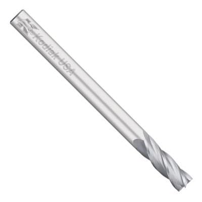 Kodiak Cutting Tools Extra Long Solid Carbide End Mill - 1/4" Diameter, 4 Flute, USA Made - View #11