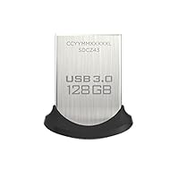 SanDisk Ultra Fit 128GB USB 3.0 Flash Drive (SDCZ43-128G-GAM46) [Newest Version]