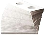 BCW Paper Coin Flips for Quarter 100 Pack | Crystal Clear Archival Polypropylene Windows, Ideal for 20-Pocket 