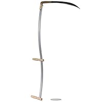 Scythe w/Grinding Stone Steel Patio Outdoor Garden Farm Grass Blade
