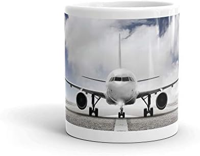 DV Mugs Ltd Private Jet Mug - Aviation Airport Runway Plane Airplane Dad Brother #8224 (Mug)