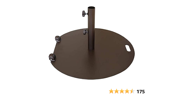 Amazon Com Abba Patio Umbrella Outdoor Base Heavy Duty Steel Outdoor Market Umbrella Base Stand 55 Lb With Wheel Garden Outdoor