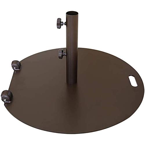 Abba Patio 55 lb with Wheels Patio Umbrella Base Heavy Duty Round 28