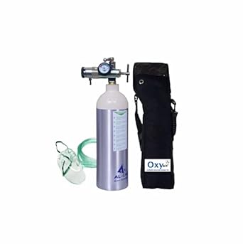 OxyKit Portable Ultra Light Oxygen Cylinder Kit (330 LITERS)