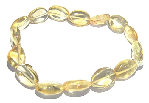 CRYSTALMIRACLE Citrine 10 Mm Beaded Bracelet Wellness Positive Energy crystal Healing Fashion Gift handcrafted accessory