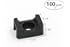 iExcell 100Pcs Black 4.5mm Width Cable Tie Base Saddle Type Mount Wire Holder
