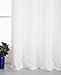 RT Designers Collection Layne Textured 54 x 90 in. Grommet Curtain Panel, White