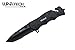 Personalized Black Rescue Tactical Pocket Knife - Wedding Groomsmen Gift - Custom Engraved and Monogrammed for Free (Black)