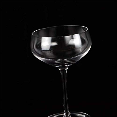 NAXIAOTIAO Kreativer Europäischer Stil Cocktailglas, 4 Stück Kreativer Bleifreier Rotweinglas-Champagner-Turmgläsern – Bild 5