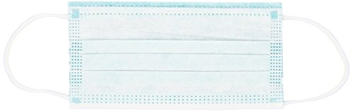 Crosstex GCITE Latex-Free Isofluid Earloop Mask, Teal (Pack of 50) - Thumbnail 2
