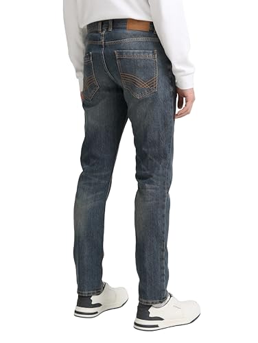 TOM TAILOR Herren Marvin Straight Jeans, 10281 - Mid Stone Wash Denim, 36/30 3