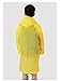 Yiluweinir Kids Raincoat with 2 Pockets Girl Boy Waterproof Hood rain Jacket Outdoor Age 4-14 XL Yellow